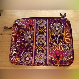 Vera Bradley Floral Patterned Laptop Sleeve size 13 to 14 inches.  Never used